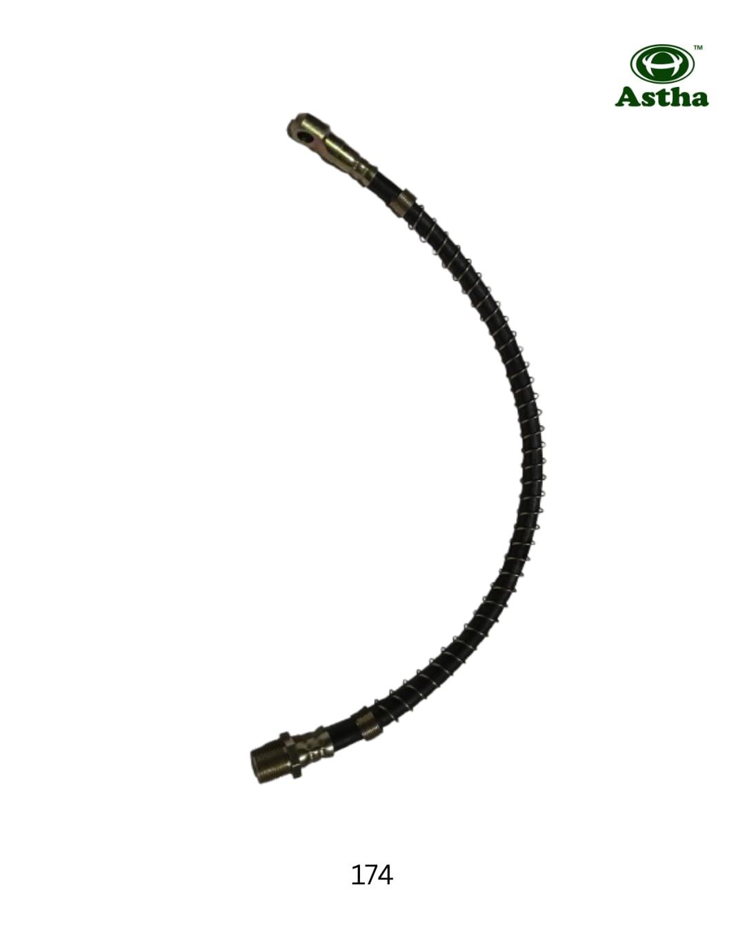 Pipe Brake Hose Rubber (Front) 3W Bajaj 174cc